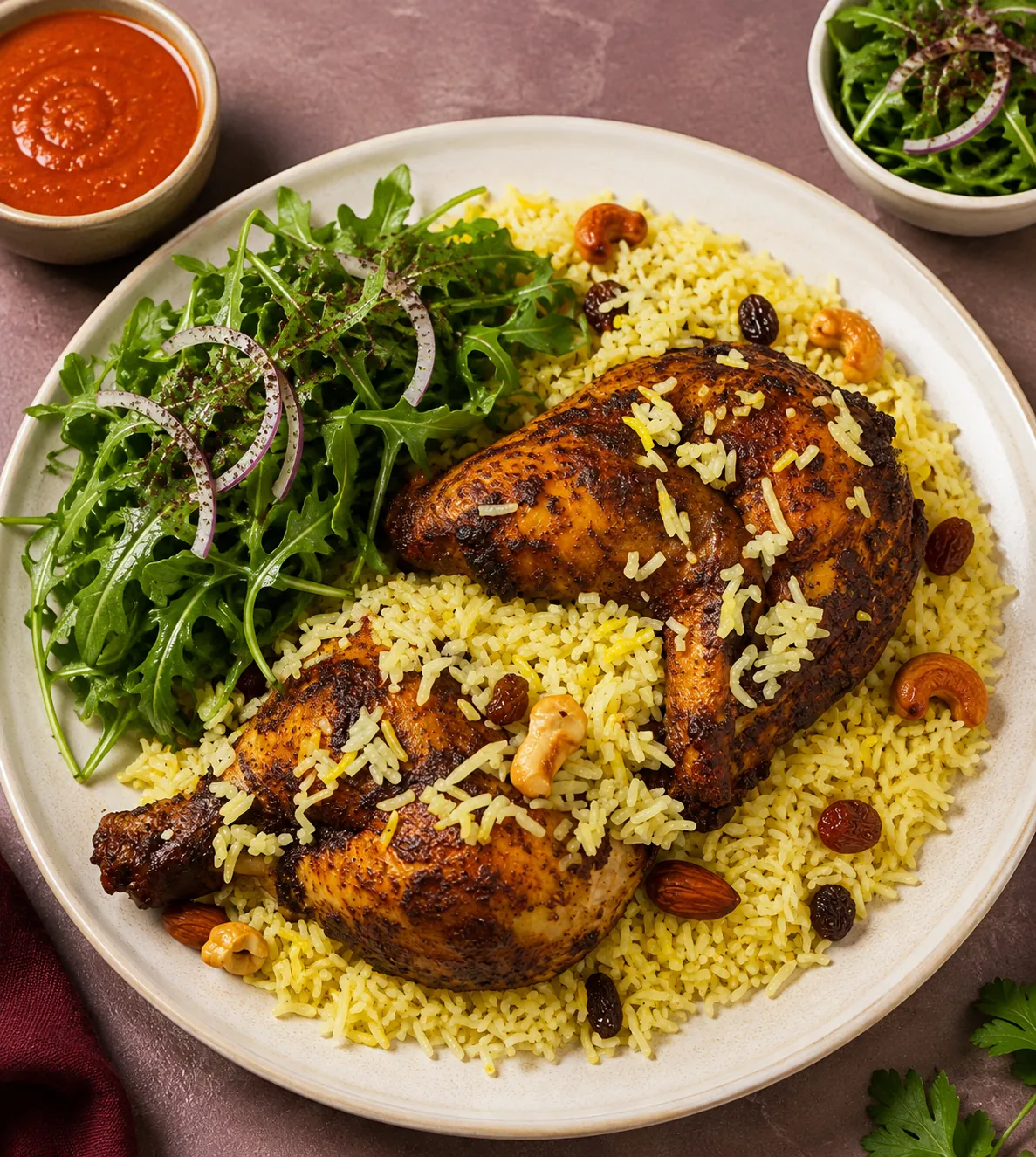 Half Chicken Mandi